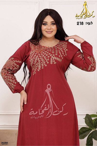 Generica Cotton abaya made of light natural cotton with a belt in the middle that adds a touch of elegance and elastic at the sleeve