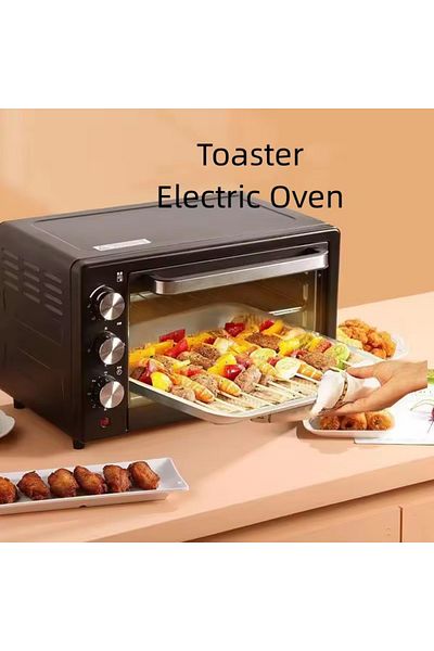 DLC Electric Oven Toaster – 28L Capacity, 1400W, Adjustable Temperature & Timer