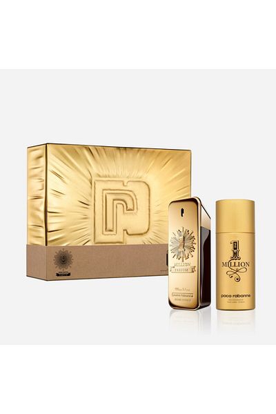 Paco Rabanne , 1 Million Le Parfum, Men's Gift Set-Perfume 100ml + Deo Spray 150 ml