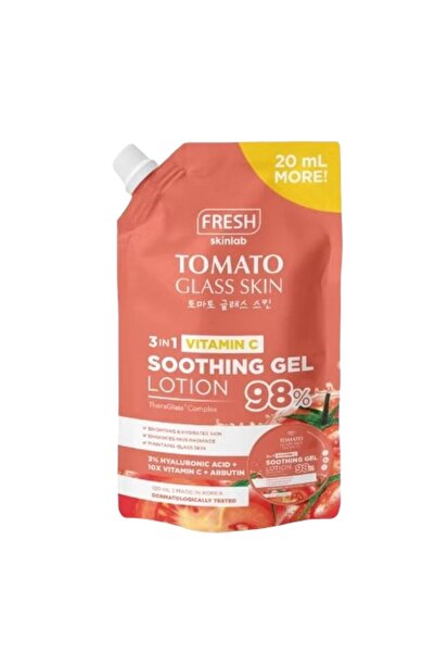 Fresh جل لوشن مهدئ للبشرة 3 في 1 بفيتامين سي من سكين لاب، 98%