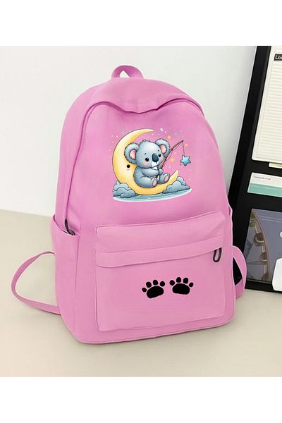Toum Koala Printed School, Dershane, Course Backpack