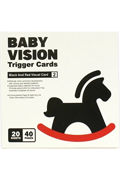 Mixbo Set 20 de cărți pentru stimulare cognitivă vizuală pentru bebeluși Mixb...