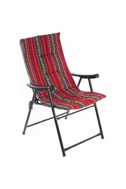 Tradeo كرسي تخييم خارجي قابل للطي باللون الرمادي - مقعد خفيف الوزن وقابل للحم...