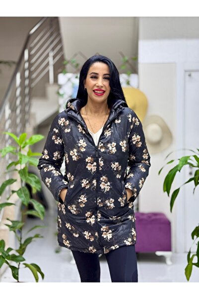 Punta Otantik H9151 Çift Taraflı Şişme Mont Siyah