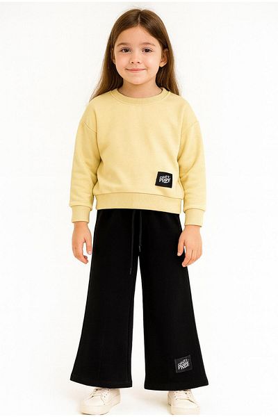 renkli diyar Girl's Bottom Top Set School Nursery Primary School Kindergarten