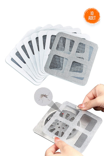 Factorial Bathroom Drain Strainer 10Pcs Hair Bristle Lint Catcher Insect Pest Blocker Drain Cover Fly Screen Repair