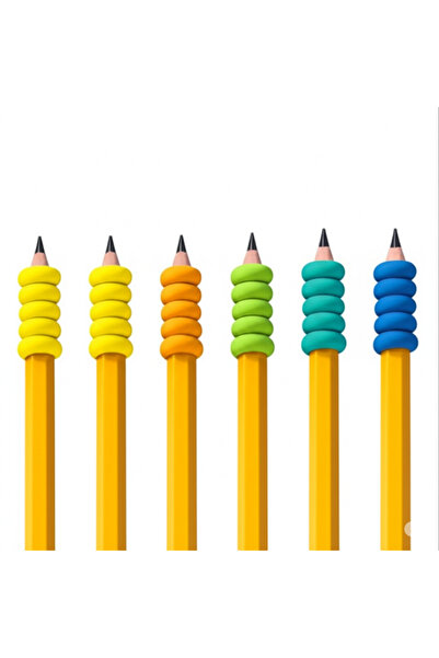 KarmaOfis مجموعة مقابض أقلام الرصاص الإسفنجية مكونة من 5 قطع