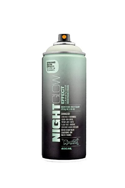 Montana Cans Nightglow Effect Spray Paint – Luminescent Green, 400 ml