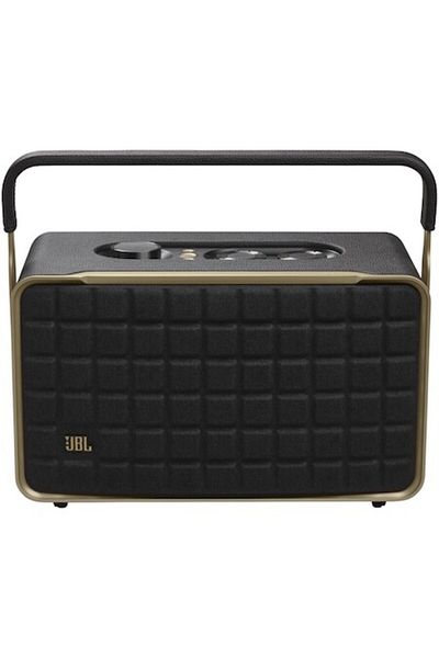 JBL Sistem audio portabil Authentics 300, Wi-Fi, Bluetooth, design retro, negru