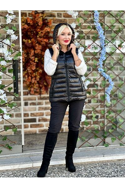Punta Otantik N2921 Italian Lined Vest Black