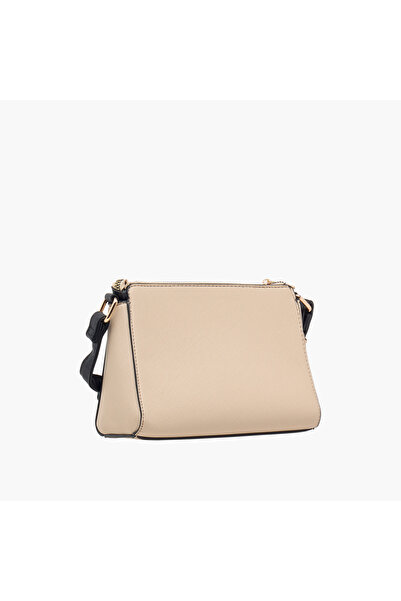 SASHA Textured Crossbody Bag with Adjustable Strap and Pouch