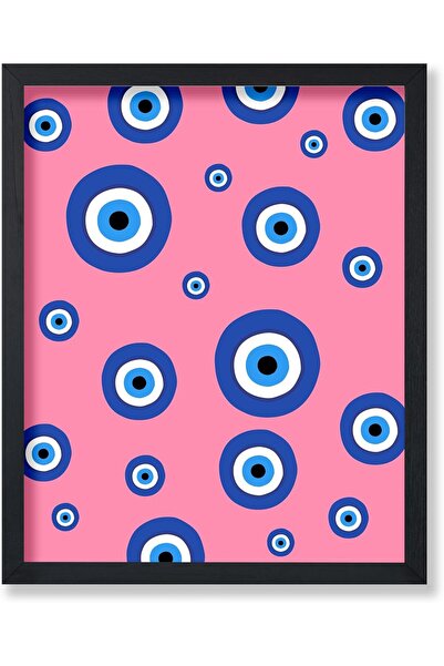 ALAYRA International Poster master traditional evil eye eye pattern modern po...
