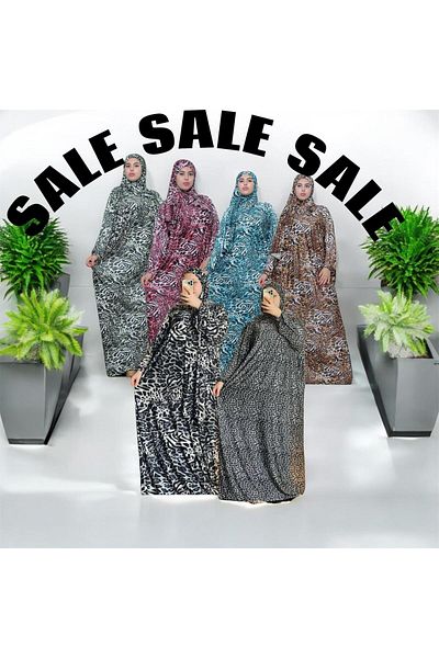Genrics Set of 6 Tiger Prayer Shawls, spacious and comfortable, available in one size, suitable for weights from 60 to 120 kg