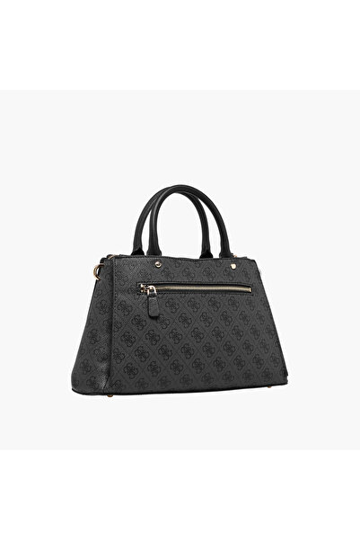 Guess Zamira Printed Hobo Bag with Double Handles