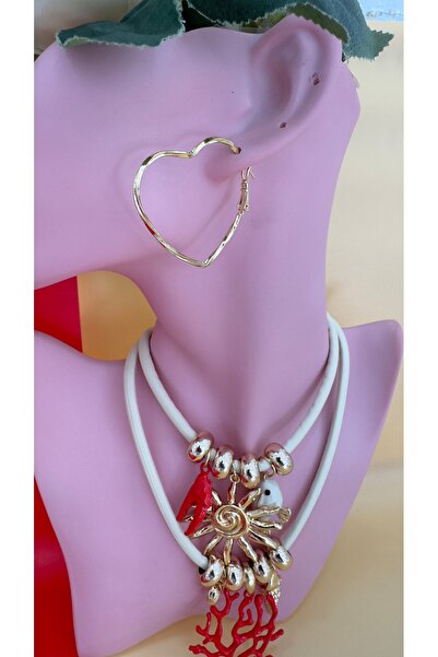 XUPING JEWELRY Kalp Halka Gold Küpe