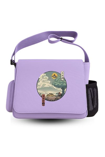 Touz Moda Totoro Unisex Black Messenger Bag