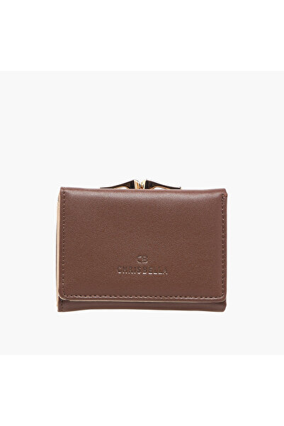 Chrisbella Printed Shoulder Bag with Zip Closure and Wallet