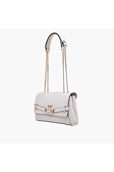 Guess Fiddlewood Crossbody Bag with Chain Straps