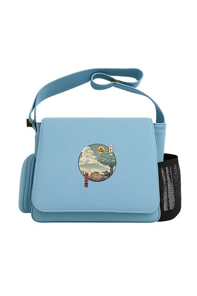 Touz Moda Totoro Unisex Black Messenger Bag