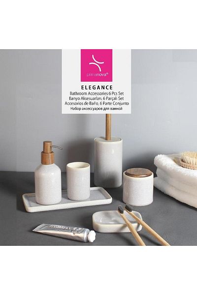 Prima Nova Primanova Elegance Bathroom Set 6 Pieces