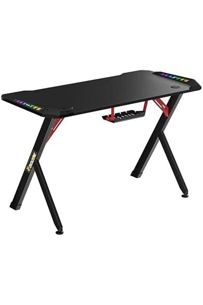 Datazone Gaming Desk 120 cm, Professional RGB Gaming Table, Workstation Home Office Computer Desk wi