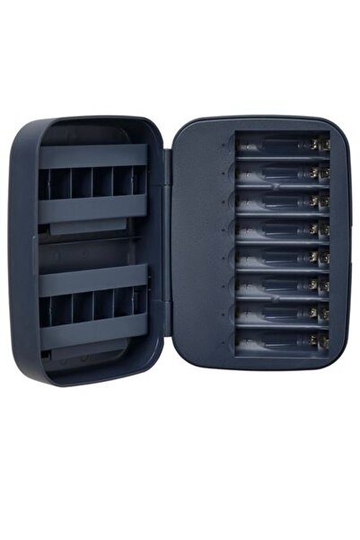 IKEA Lıtosfar pil şarj aleti, koyu mavi, 14.5x11x5.5cm