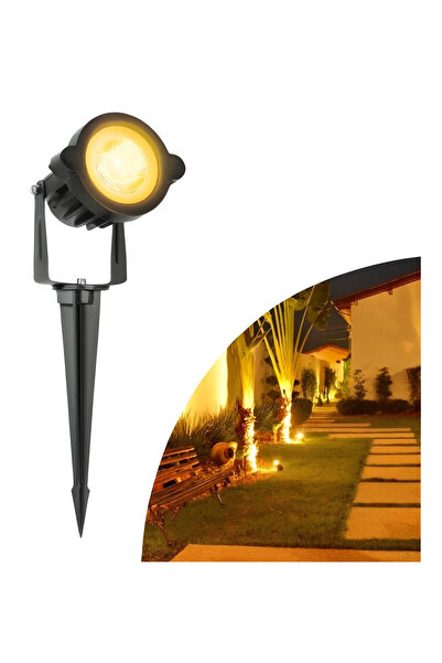 Bs Light Kazıklı Çim Armatürü 5w (AMBER İŞIK) Kablolu Montaj (Solar Değil)