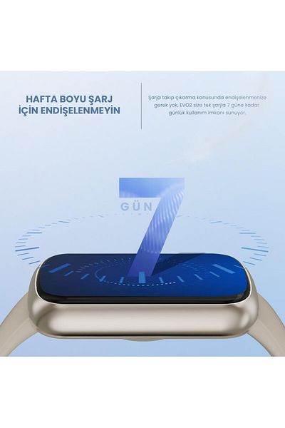 HiFuture EVO2 Smart Watch Beige – 1.47" IPS Display Fitness Tracker with Sports Modes, 7-Day Battery