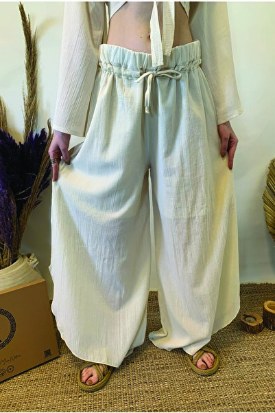 ARİNNASİDE Pants with Curved Sides