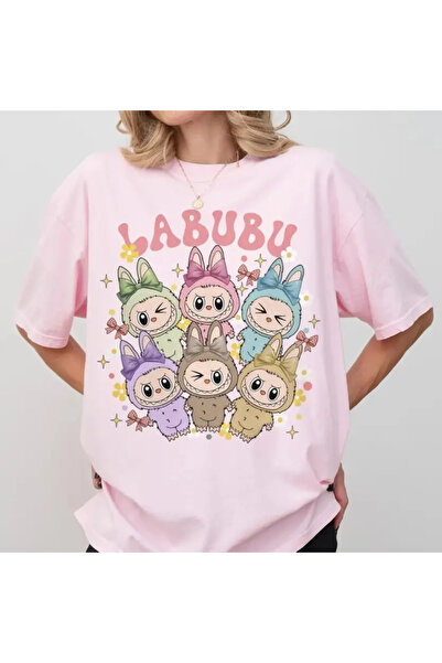 LAYORA Women's cartoon Printed round neck short sleeve t-shirt