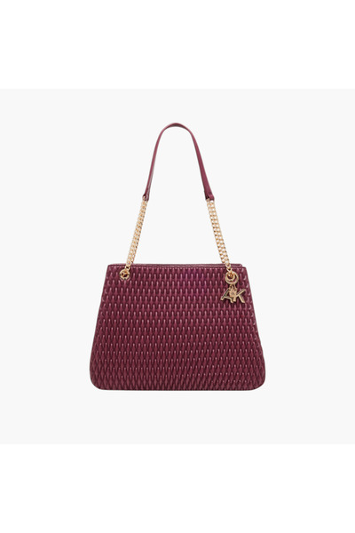 Anne Klein Textured Tote Bag with Chain Straps