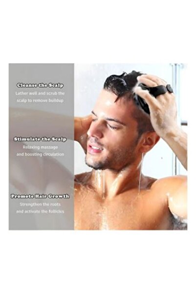 solarae Silicone Anti Dandruff Deep Clean Scalp Scrubber with Ergonomic Non-Slip Handle (2 Pcs)
