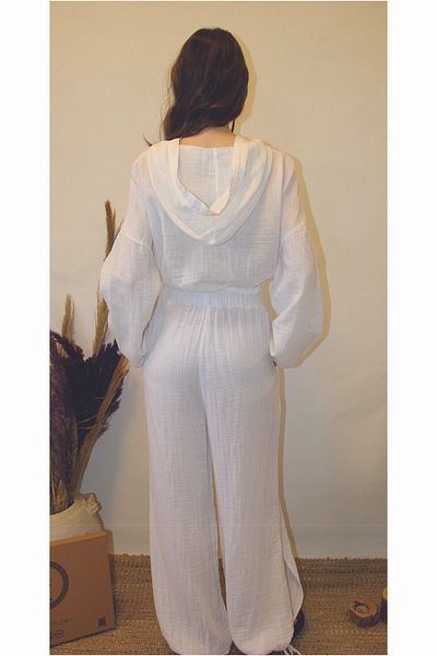 ARİNNASİDE Muslin Cuffed Trousers
