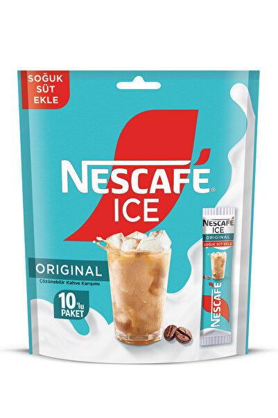 Nescafe ICE Original Çözünebilir Kahve 10,5g 10'lu Paket 10X6