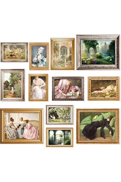 97 Decor مطبوعات فنية جدارية على الطراز القوطي الفيكتوري العتيق - 8×10 بدون إ...