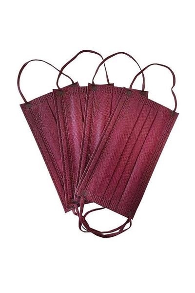 Dr. Mayer Medical Mask Dr. Mayer DRM-CFFMPR, 4 Layers, 50 pcs. (Burgundy)
