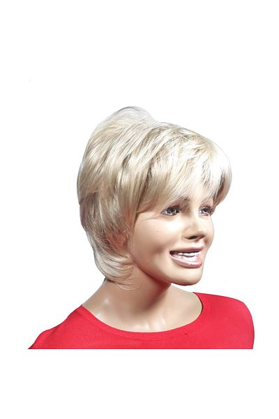L-line fashion Women's wig, synthetic fiber, with a blonde look