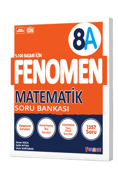 Bi bigelio 8. Sınıf Fenomen Matematik A Soru Bankası Fenomen Yayınları