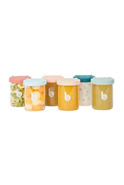 Babymoov Set 6 boluri din sticla A004314, 250 ml (Multicolor)