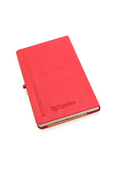 Tigertint Caiet de schițe Caiet de schițe cu copertă rigidă 90 gr A5 80 coli roșu