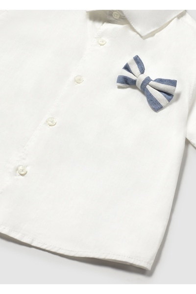 MAYORAL Baby Shorts and Shirt Set with Bow Tie