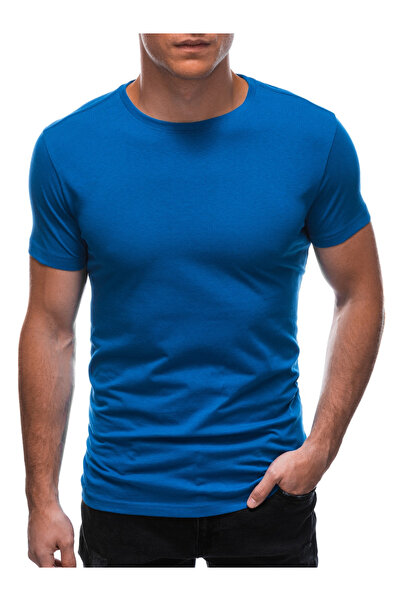 Edoti Herren Basic T-Shirt EM-TSBS-0100 - blau
