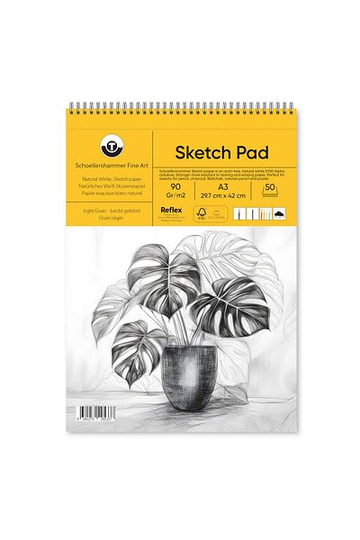 Schoellershammer Sketch Pad Sketchbook 90 Gr A3 50 Sheets