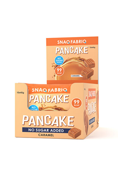 SNAQ FABRIQ فطيرة محشوة بالكراميل بدون إضافة سكر 10 × 45 جم