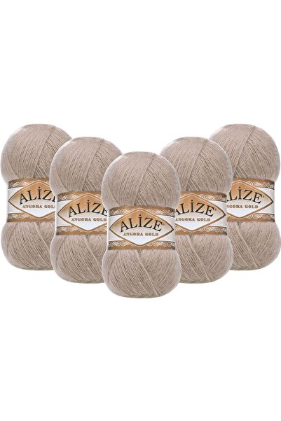 Alize Angora Gold 5-пакетна ручна пряжа 100 г x 5 штук - Код кольору: 541 - Світло-бірзовий