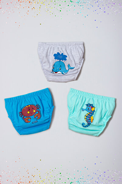 bonbonetti chocolate baby&kids Erkek Bebek Sevimli Hayvanlar Desenli 3'Lü Su ...