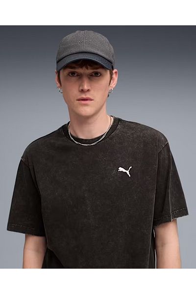 Puma Ess Elevated Bb Cap Hat Gray