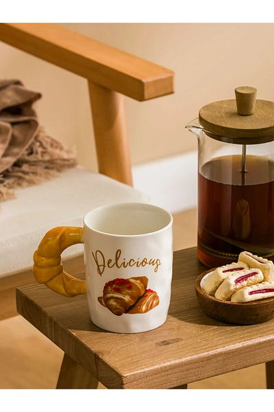 LC Waikiki Lcw Home Mixed Printed Ceramic Mug 500 ml