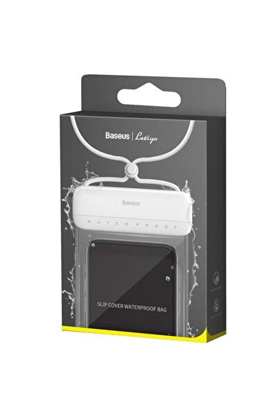 Baseus Waterproof Protective Case Let's go Slip White, up to 7.2 inch