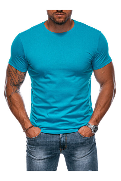Edoti Herren Basic T-Shirt EM-TSBS-0100 - türkis